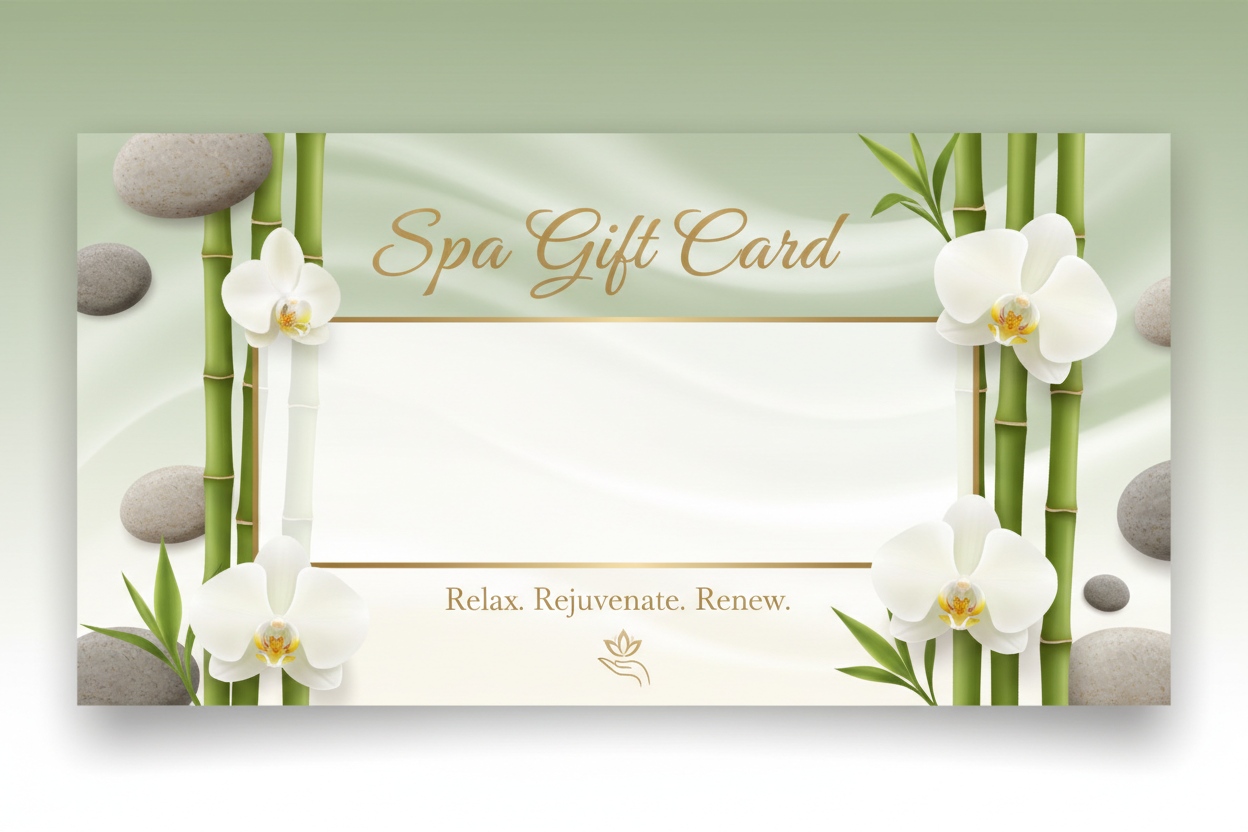 spa gift card